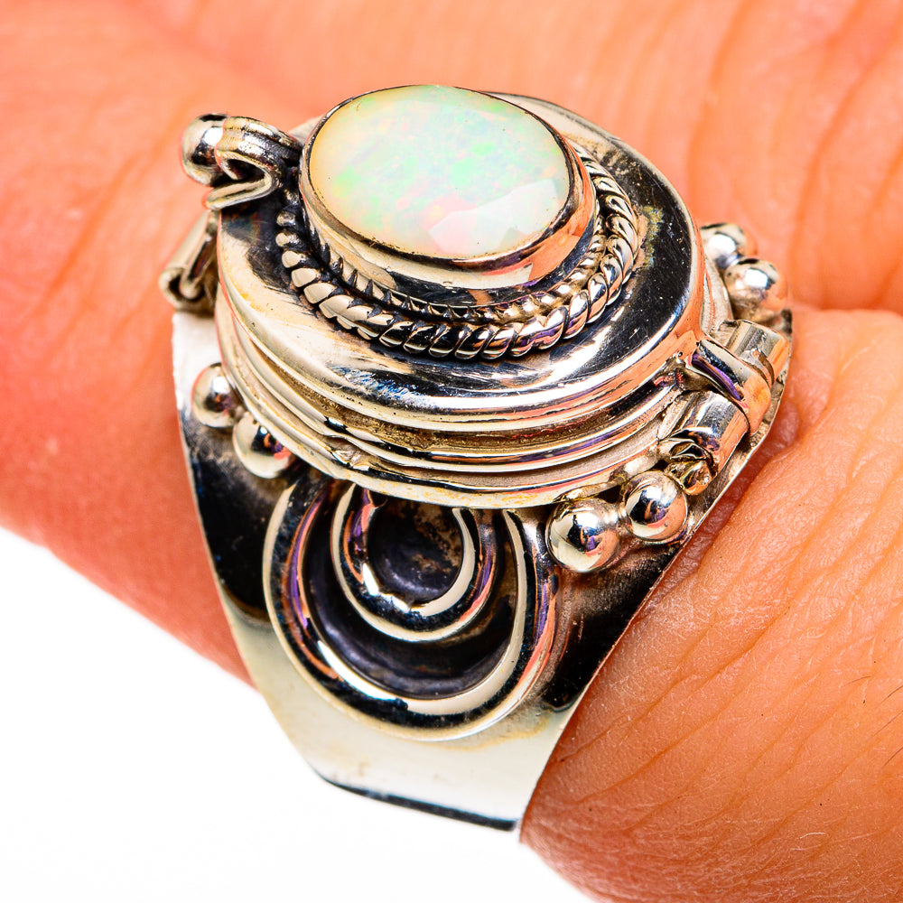 Ethiopian Opal Rings handcrafted by Ana Silver Co - RING78673