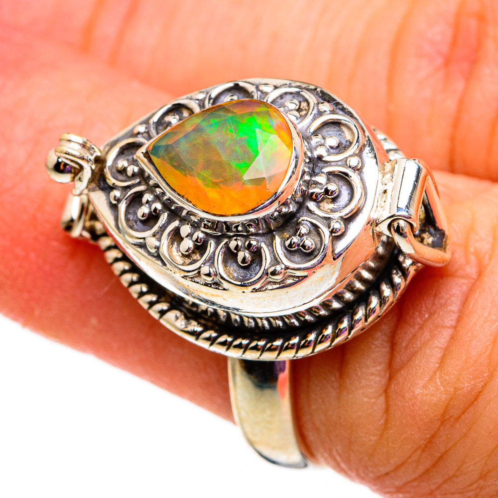 Ethiopian Opal Rings handcrafted by Ana Silver Co - RING78674