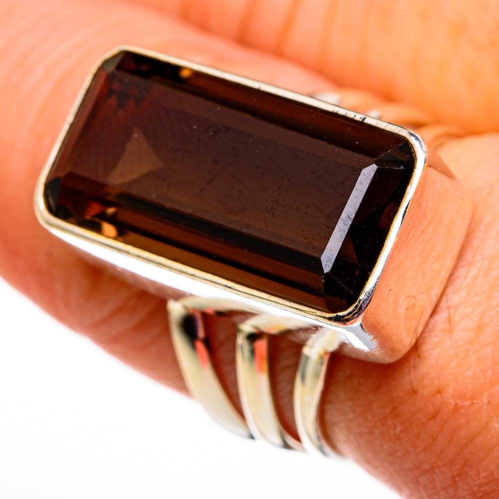 Smoky Quartz Rings handcrafted by Ana Silver Co - RING78676