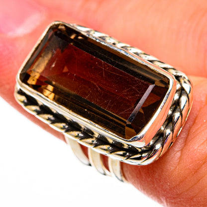 Smoky Quartz Rings handcrafted by Ana Silver Co - RING78677