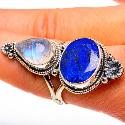 Lapis Lazuli Rings handcrafted by Ana Silver Co - RING78679
