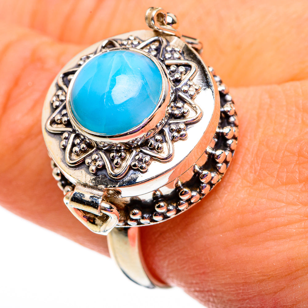 Larimar Rings handcrafted by Ana Silver Co - RING78680