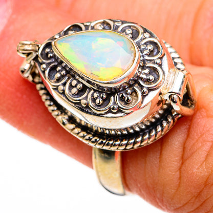 Ethiopian Opal Rings handcrafted by Ana Silver Co - RING78687