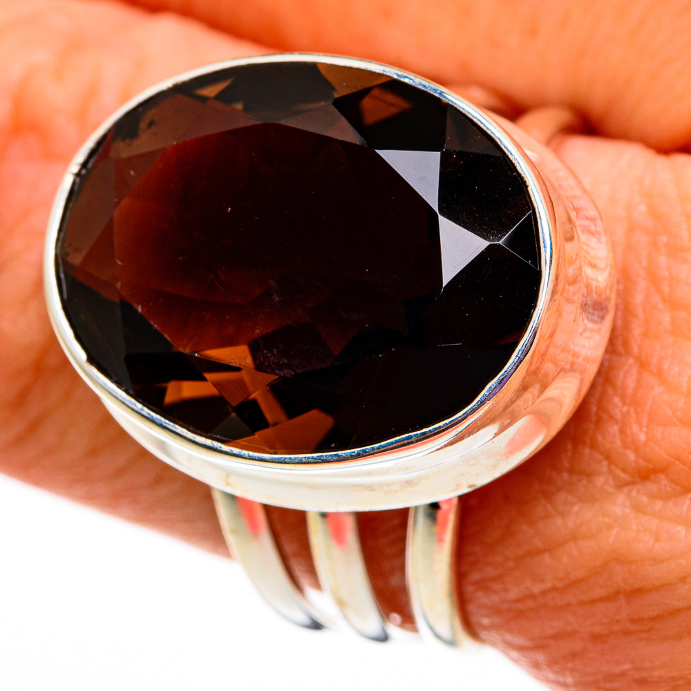 Smoky Quartz Rings handcrafted by Ana Silver Co - RING78705