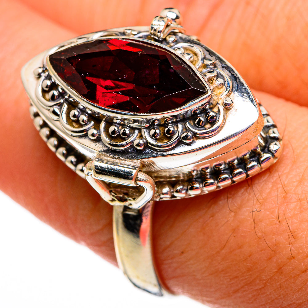 Garnet Rings handcrafted by Ana Silver Co - RING78710