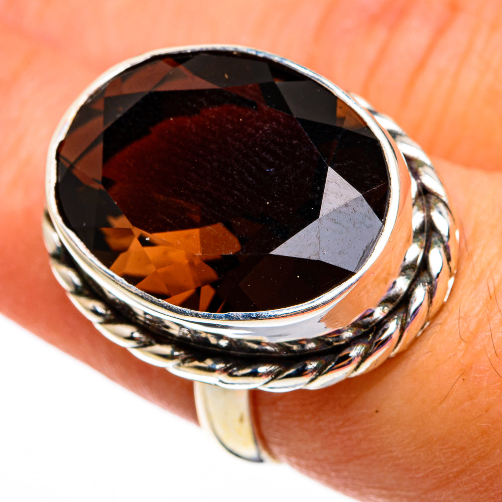 Smoky Quartz Rings handcrafted by Ana Silver Co - RING78714
