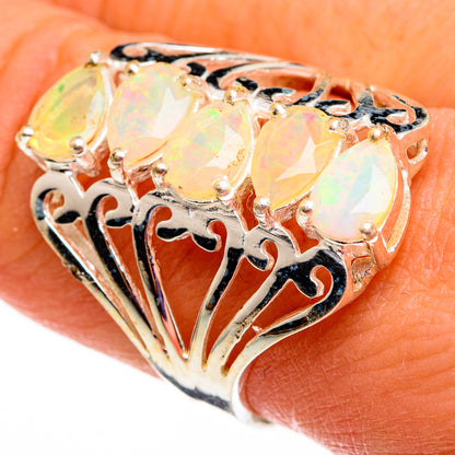 Ethiopian Opal Rings handcrafted by Ana Silver Co - RING78720