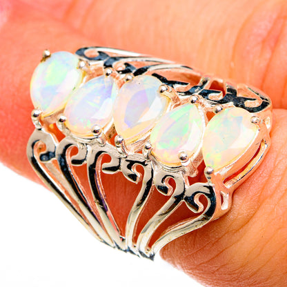 Ethiopian Opal Rings handcrafted by Ana Silver Co - RING78744