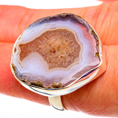 Yellow Geode Slice Rings handcrafted by Ana Silver Co - RING78752