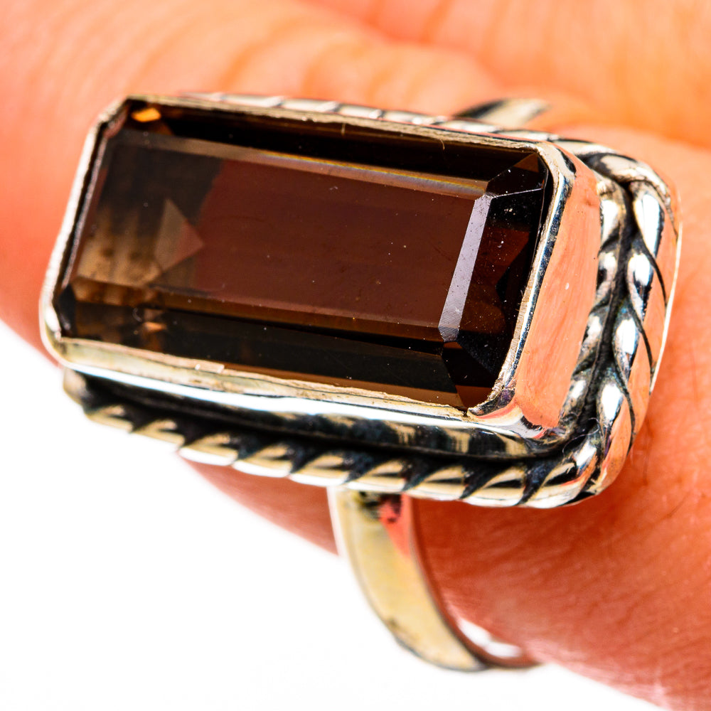 Smoky Quartz Rings handcrafted by Ana Silver Co - RING78754