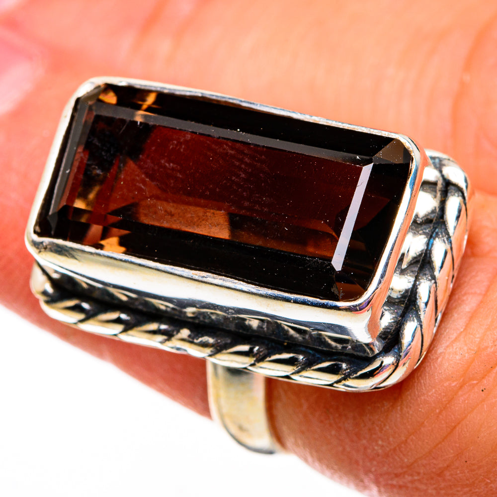 Smoky Quartz Rings handcrafted by Ana Silver Co - RING78762