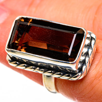 Smoky Quartz Rings handcrafted by Ana Silver Co - RING78762