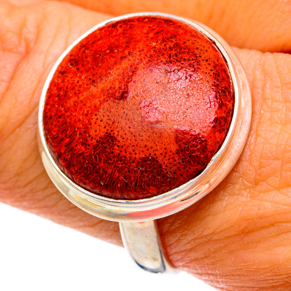 Sponge Coral Rings handcrafted by Ana Silver Co - RING78779