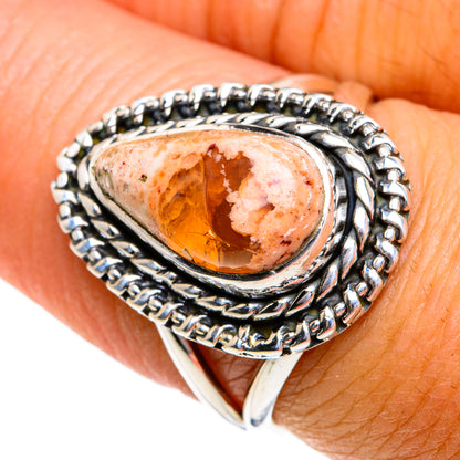 Mexican Fire Opal Rings handcrafted by Ana Silver Co - RING78795
