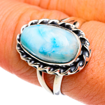 Larimar Rings handcrafted by Ana Silver Co - RING78798