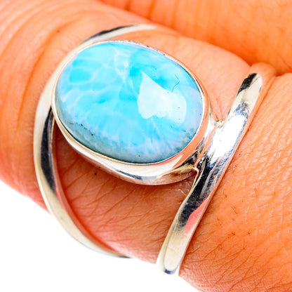 Larimar Rings handcrafted by Ana Silver Co - RING78831
