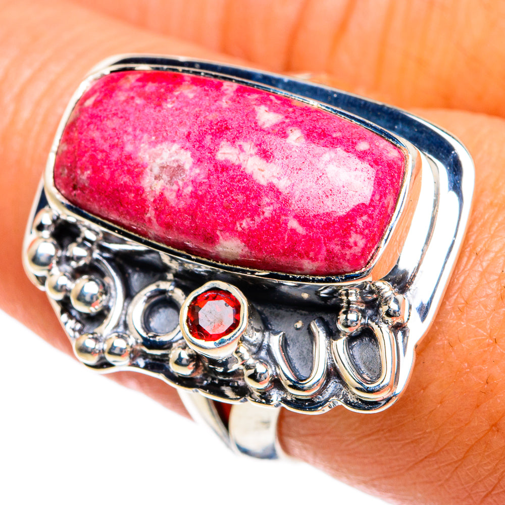 Thulite Rings handcrafted by Ana Silver Co - RING78846