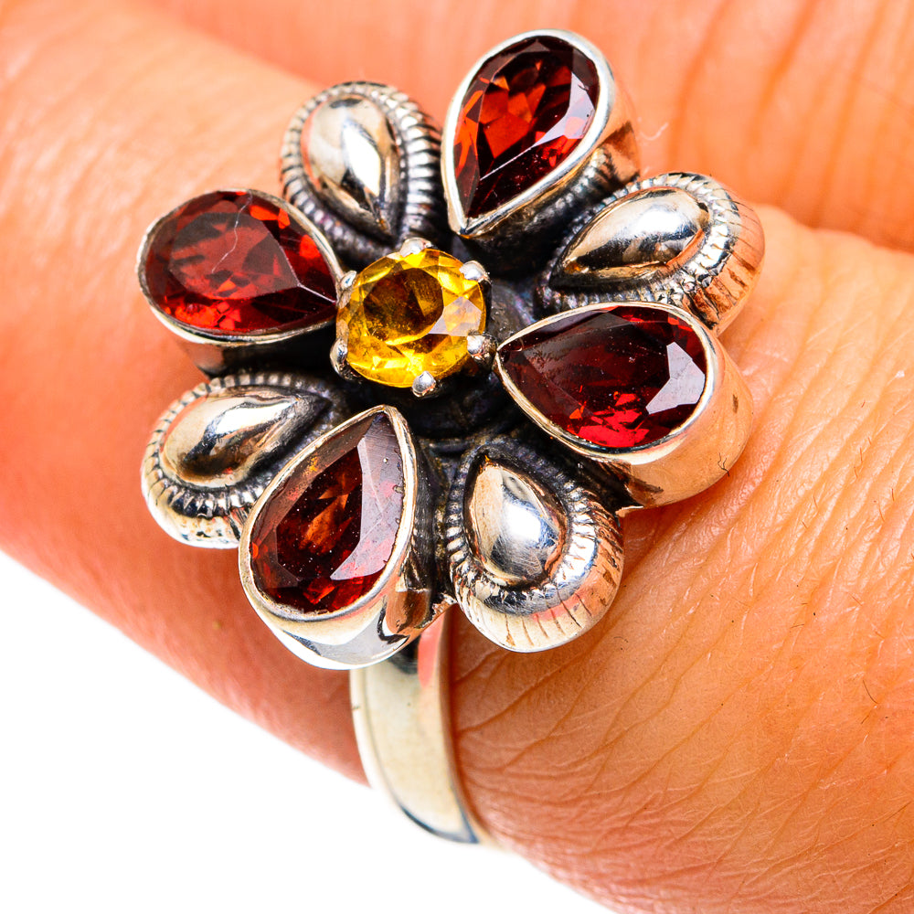 Garnet Rings handcrafted by Ana Silver Co - RING78847