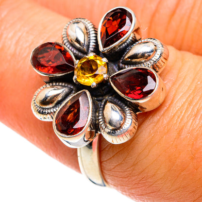 Garnet Rings handcrafted by Ana Silver Co - RING78847