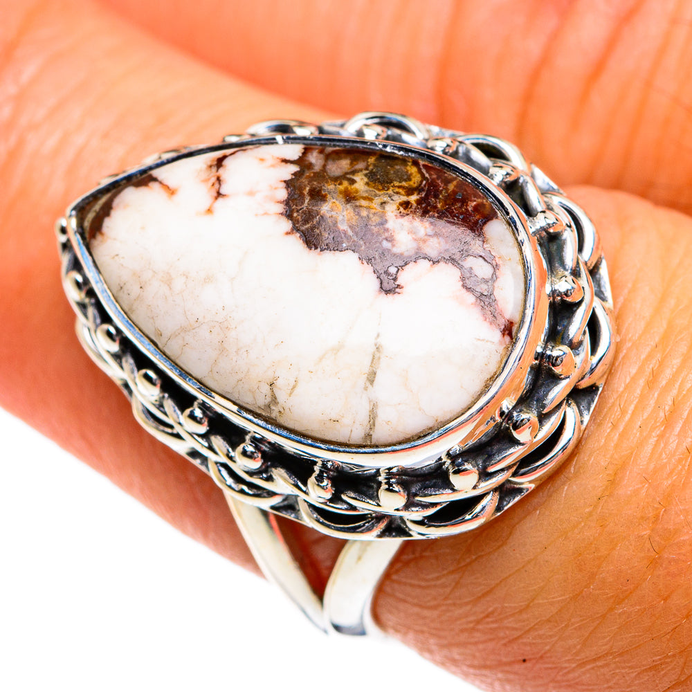 Peanut Wood Jasper Rings handcrafted by Ana Silver Co - RING78853