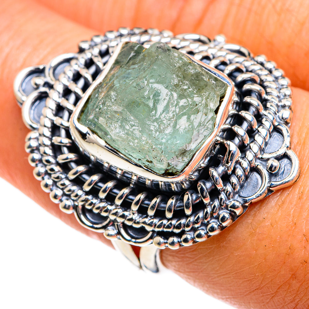 Aquamarine Rings handcrafted by Ana Silver Co - RING78863