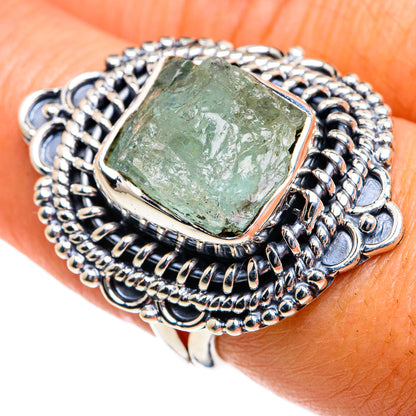 Aquamarine Rings handcrafted by Ana Silver Co - RING78863