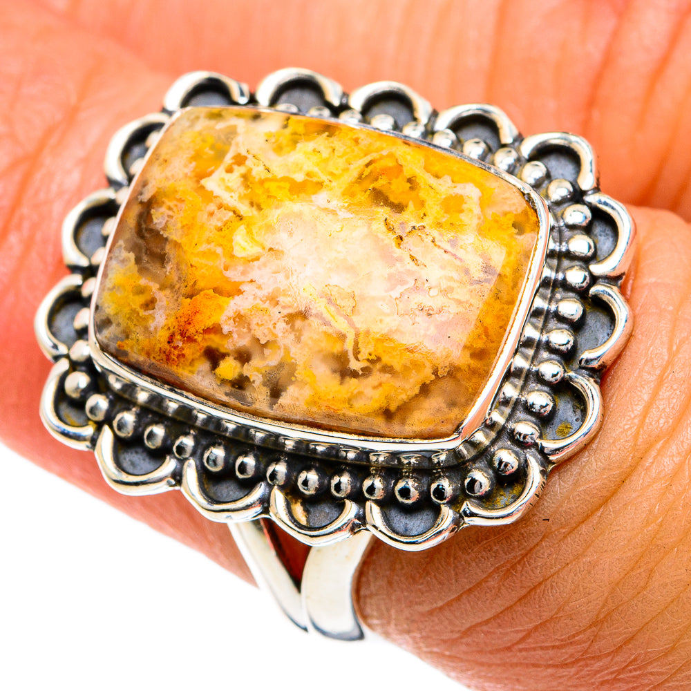 Ocean Jasper Rings handcrafted by Ana Silver Co - RING78872