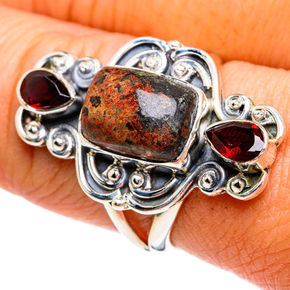 Ammolite Rings handcrafted by Ana Silver Co - RING78882
