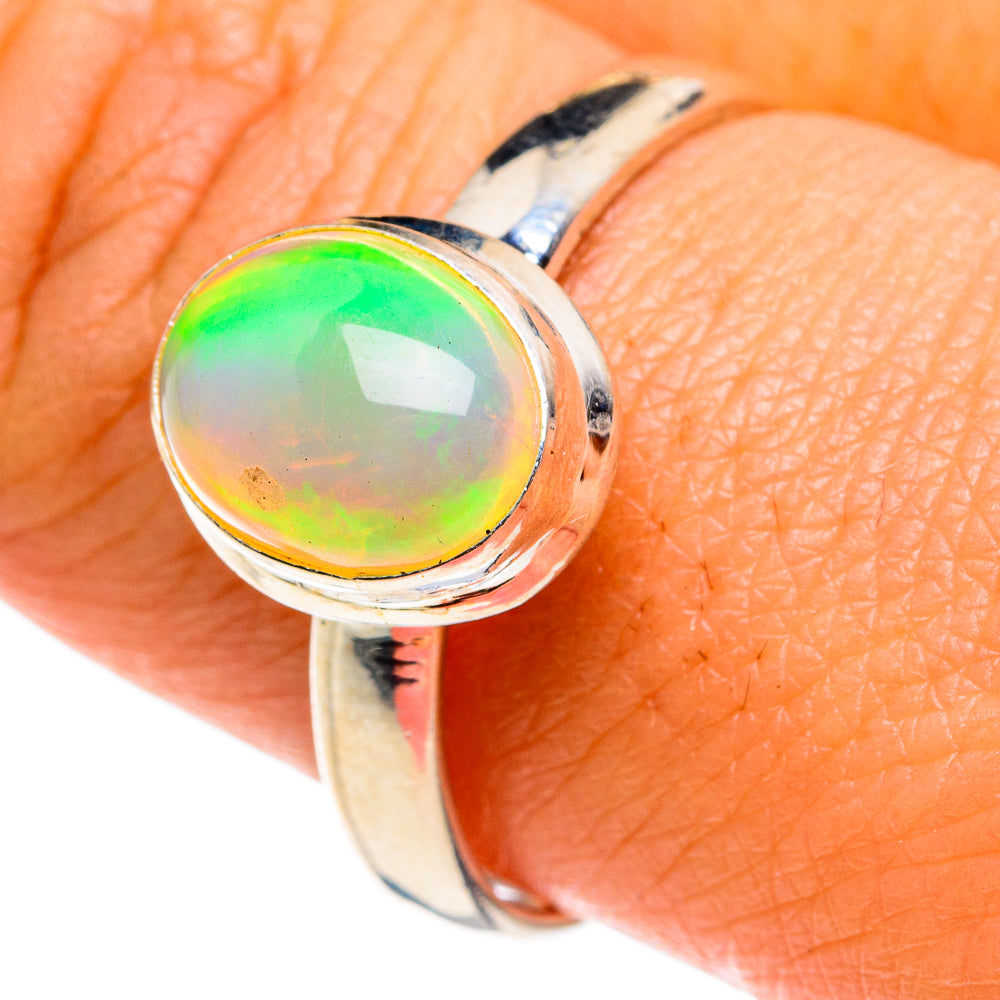 Ethiopian Opal Rings handcrafted by Ana Silver Co - RING78884