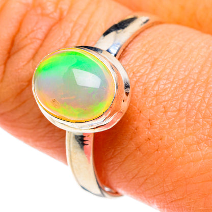 Ethiopian Opal Rings handcrafted by Ana Silver Co - RING78884