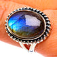 Labradorite Rings handcrafted by Ana Silver Co - RING78887