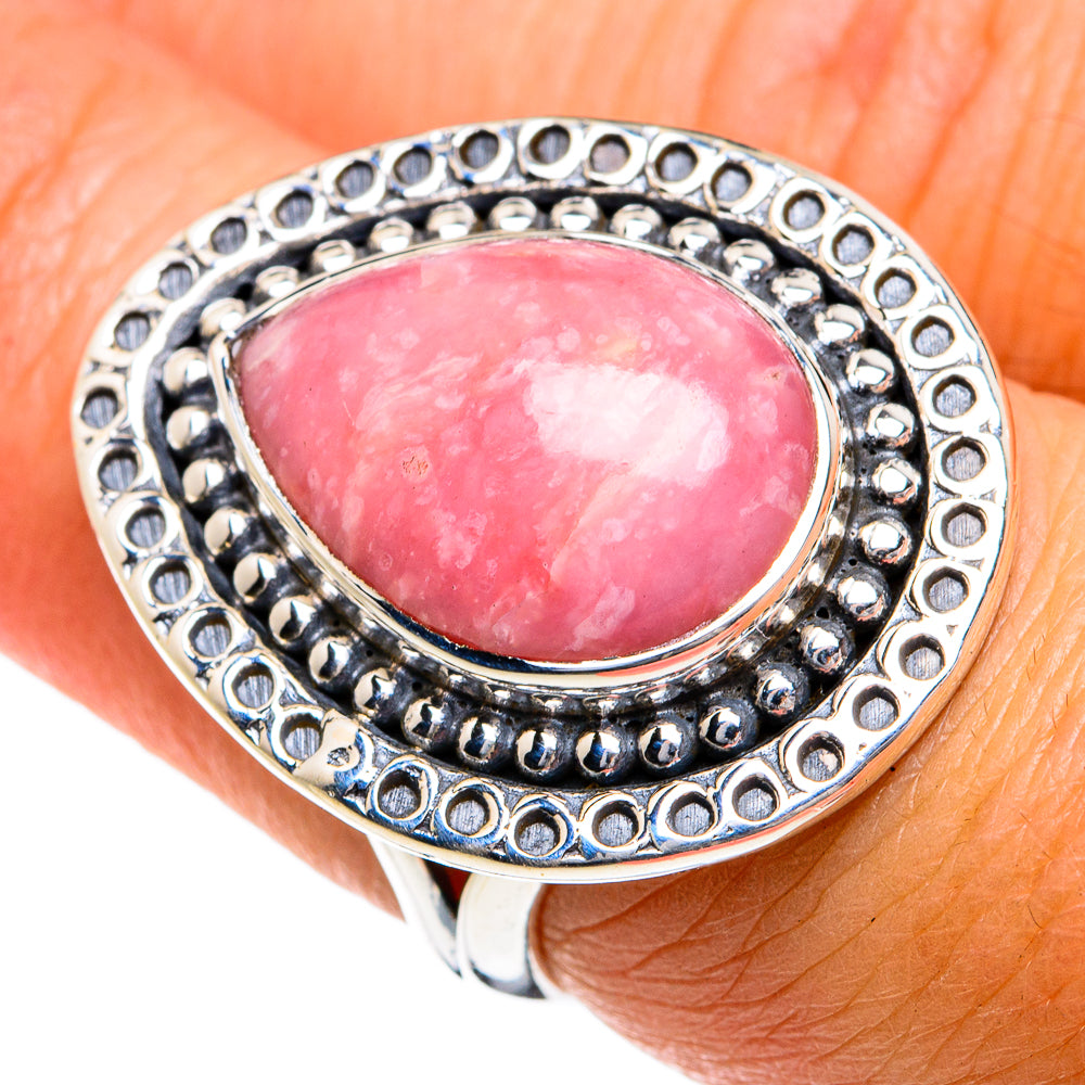 Rhodochrosite Rings handcrafted by Ana Silver Co - RING78899