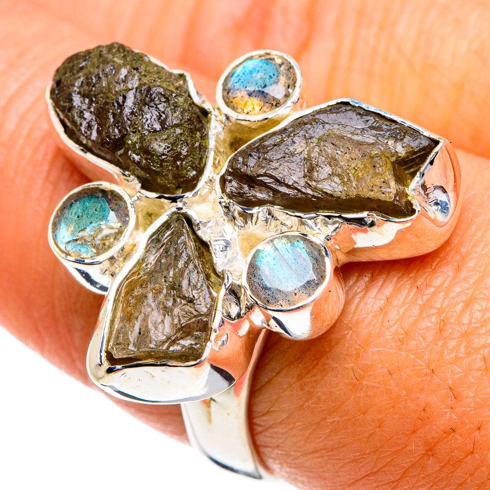 Labradorite Rings handcrafted by Ana Silver Co - RING78910