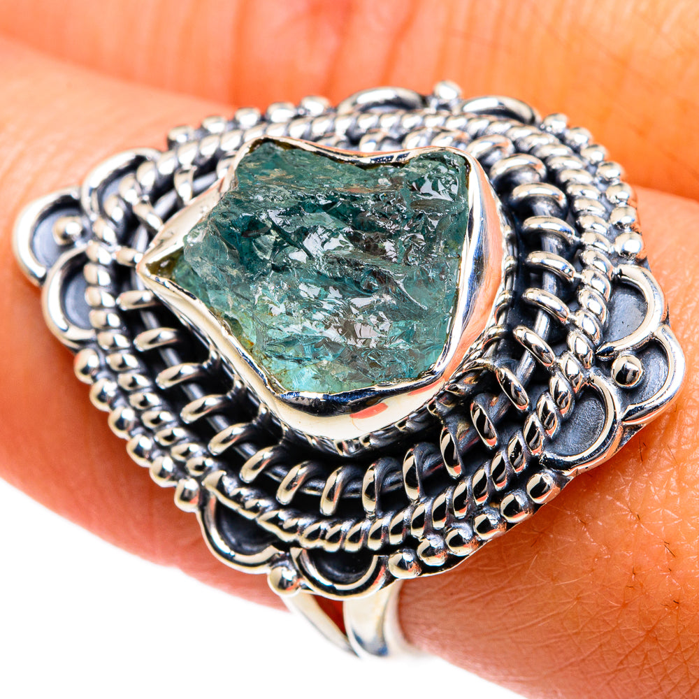 Aquamarine Rings handcrafted by Ana Silver Co - RING78914