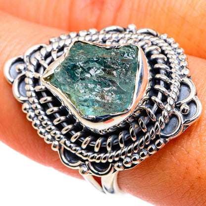 Aquamarine Rings handcrafted by Ana Silver Co - RING78914