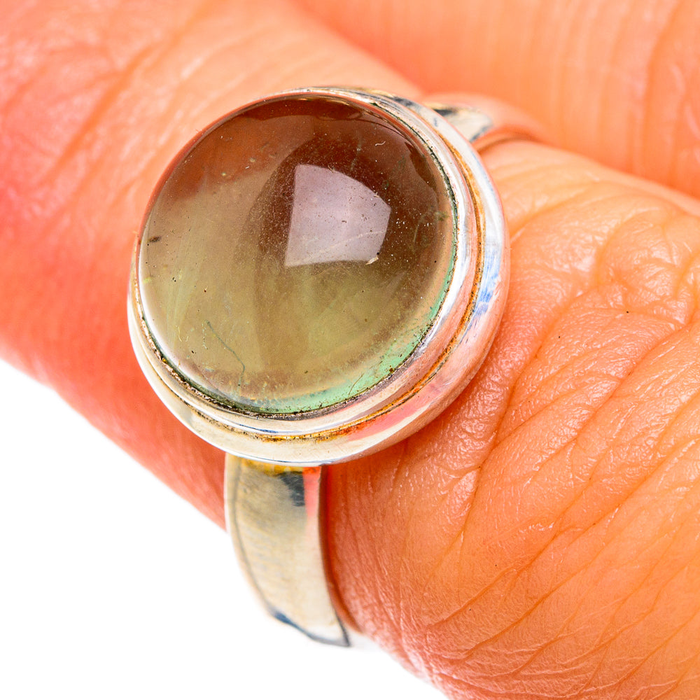 Green Fluorite Rings handcrafted by Ana Silver Co - RING78917