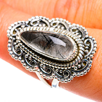 Tourmalinated Quartz Rings handcrafted by Ana Silver Co - RING78929