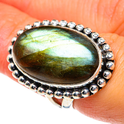 Labradorite Rings handcrafted by Ana Silver Co - RING78944