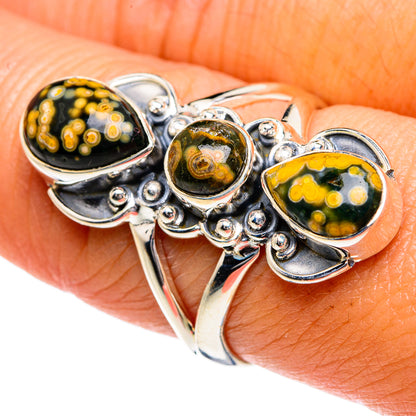 Ocean Jasper Rings handcrafted by Ana Silver Co - RING78945