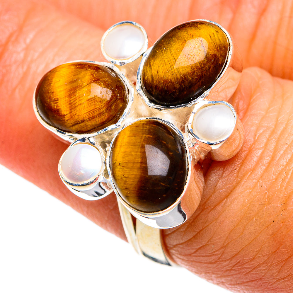 Tiger Eye Rings handcrafted by Ana Silver Co - RING78948
