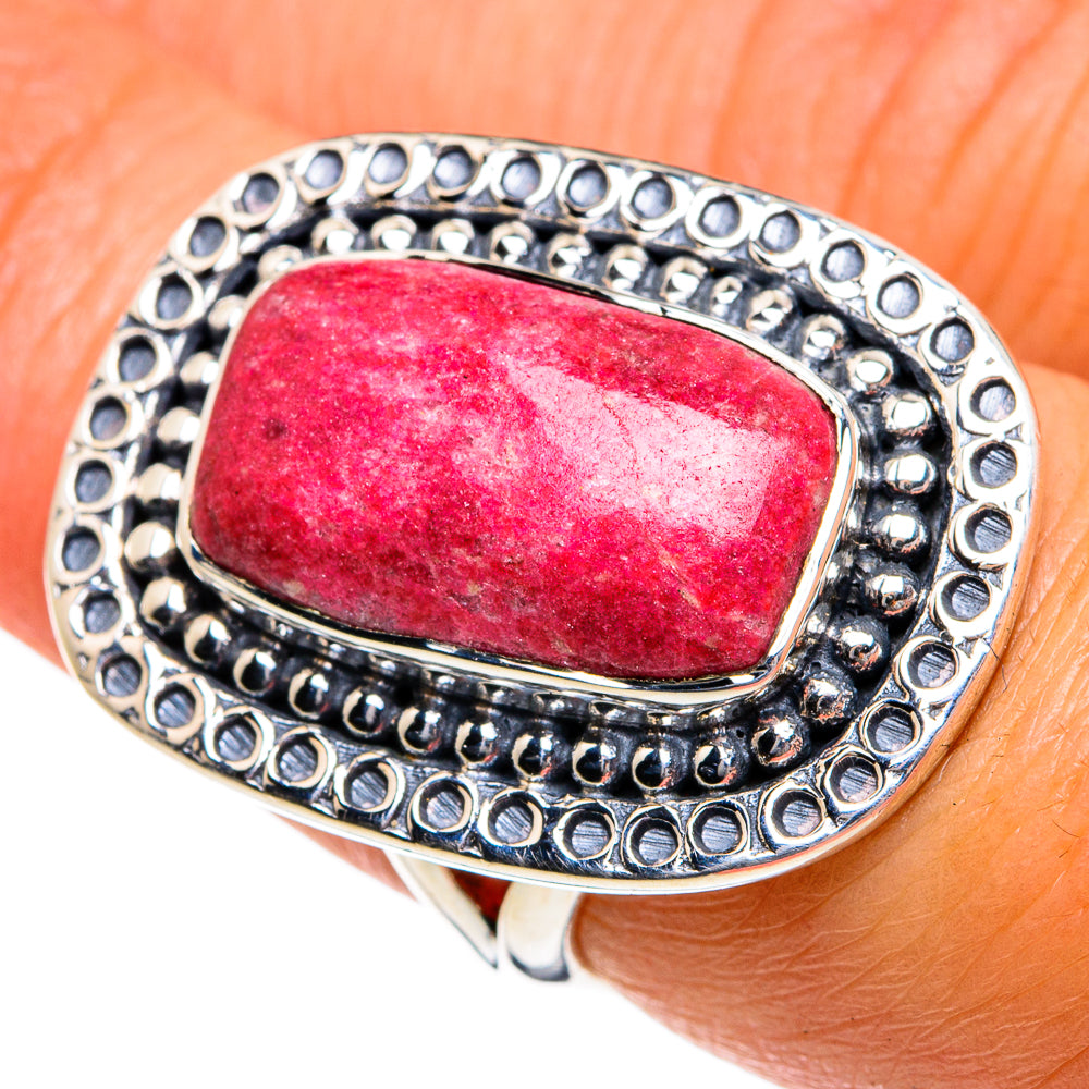 Thulite Rings handcrafted by Ana Silver Co - RING78952