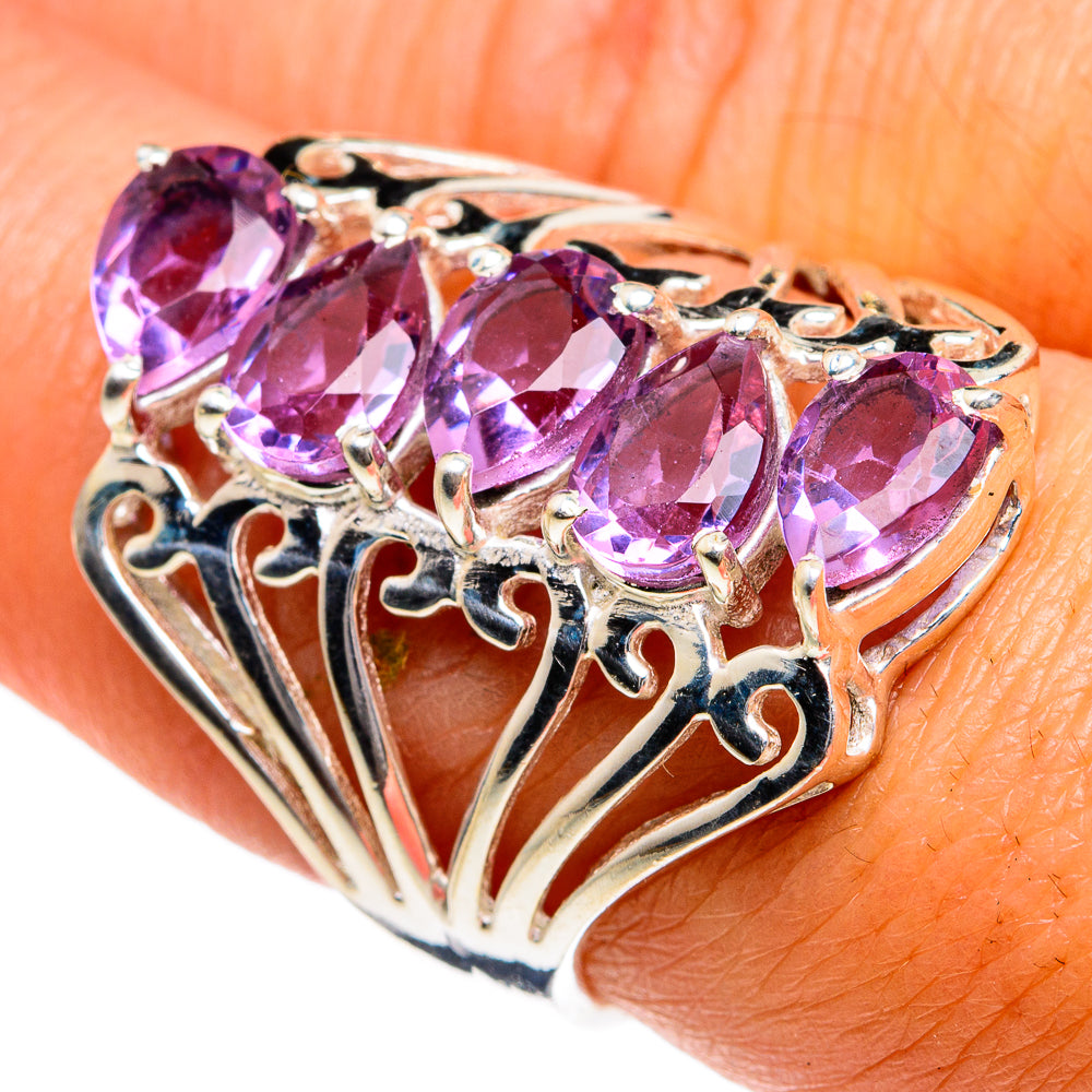 Color Change Alexandrite Rings handcrafted by Ana Silver Co - RING78955