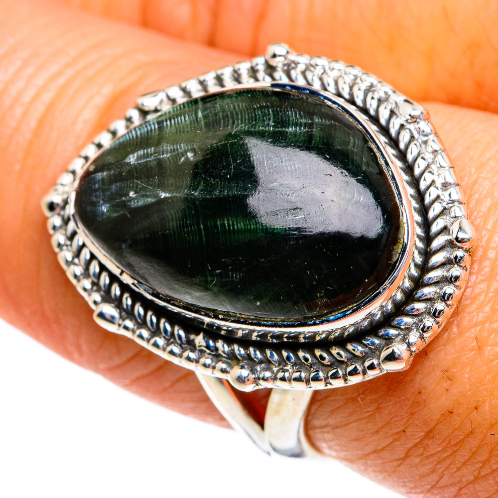 Seraphinite Rings handcrafted by Ana Silver Co - RING78971