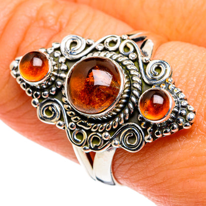 Baltic Amber Rings handcrafted by Ana Silver Co - RING78975