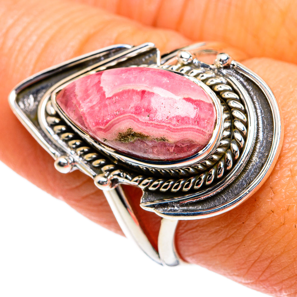Rhodochrosite Rings handcrafted by Ana Silver Co - RING78977