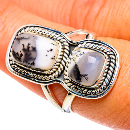 Dendritic Opal Rings handcrafted by Ana Silver Co - RING78980