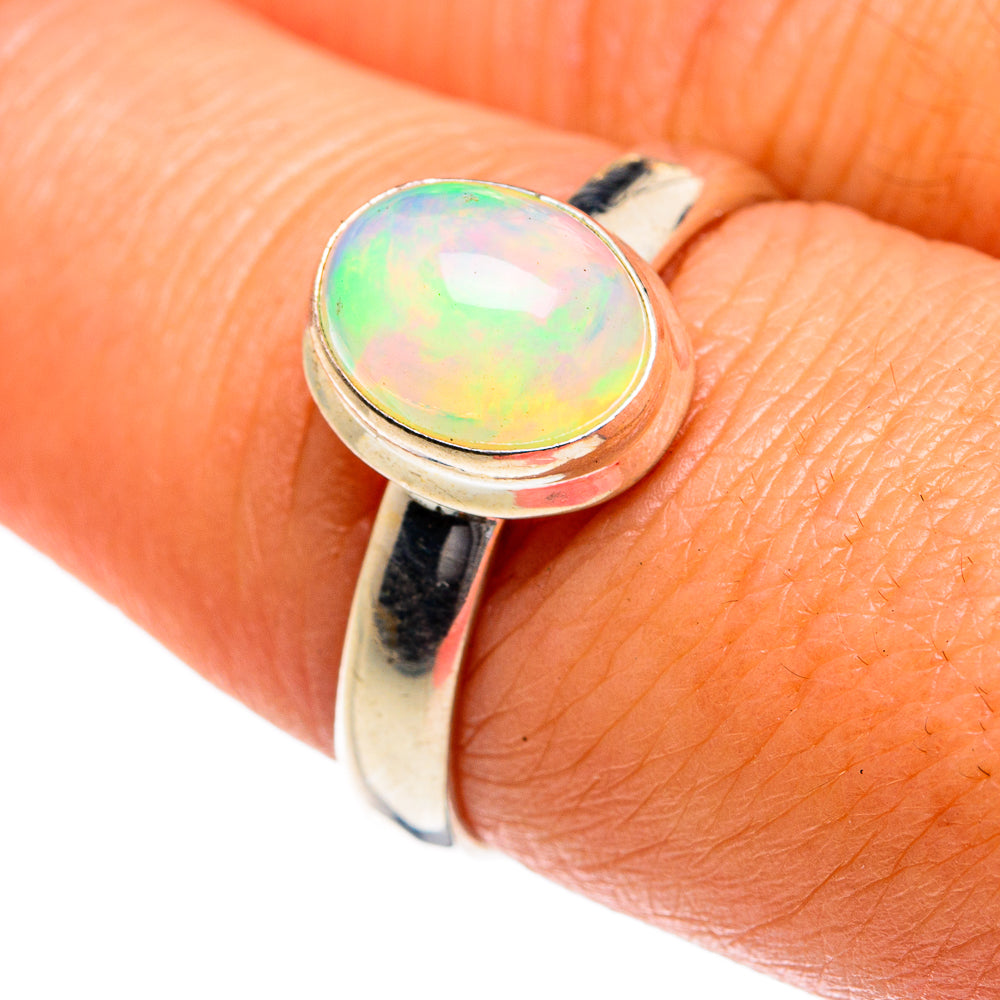 Ethiopian Opal Rings handcrafted by Ana Silver Co - RING78984