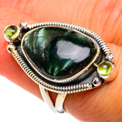 Seraphinite Rings handcrafted by Ana Silver Co - RING78992