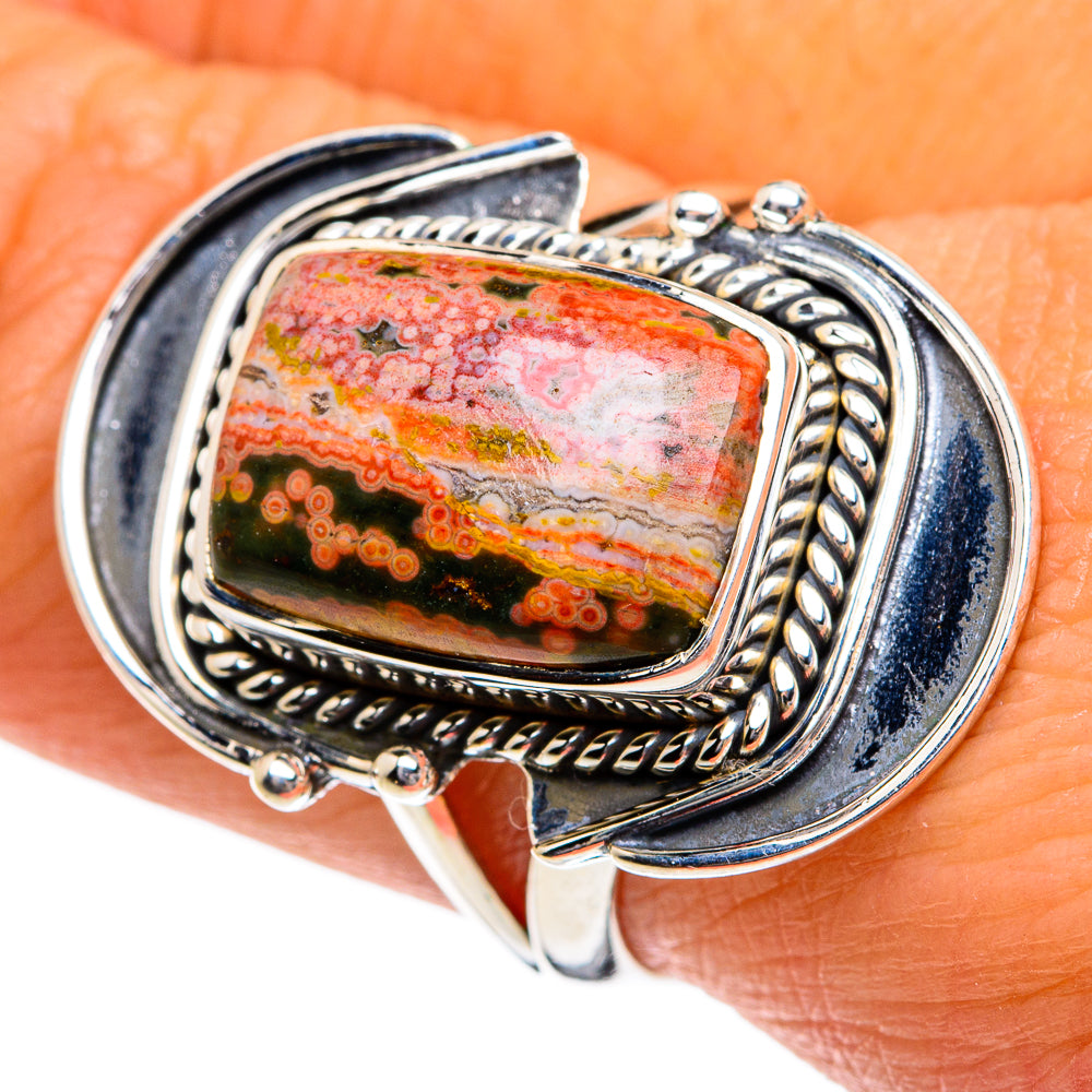 Ocean Jasper Rings handcrafted by Ana Silver Co - RING78995