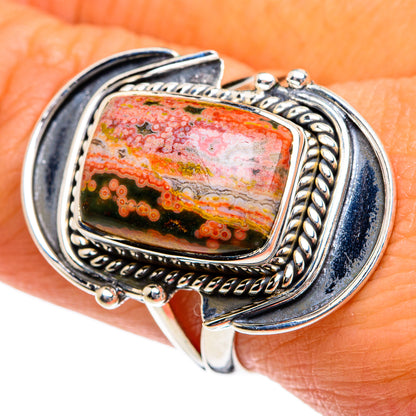 Ocean Jasper Rings handcrafted by Ana Silver Co - RING78995